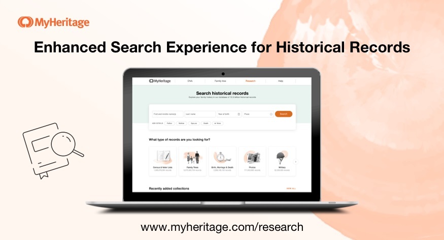Hvordan finne poster med MyHeritages nye søkemotor