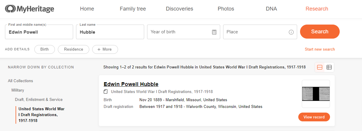 Søkeresultat for Edwin Powell Hubble